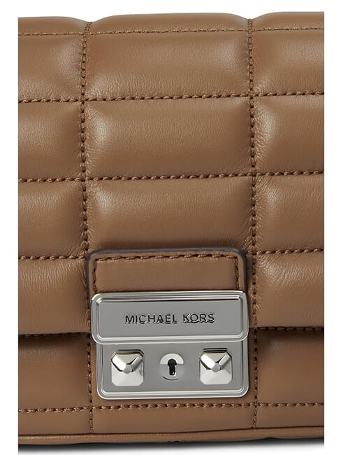 TRIBECA Mini-Schultertasche aus Leder Treibholz - Damentaschen