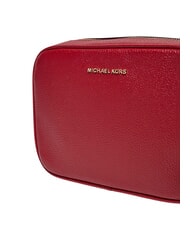 MICHAEL KORS JET SET Kleine Schultertasche aus Leder Rot - Damentaschen - 4