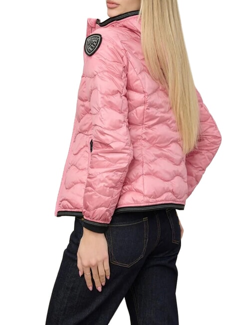 CAMELIA Kurze, wattierte Daunenjacke mit Kapuze pink 409 - Daunenjacken f&uuml;r Damen