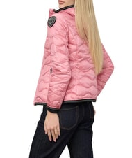 BLAUER CAMELIA Kurze, wattierte Daunenjacke mit Kapuze pink 409 - Daunenjacken f&uuml;r Damen - 2