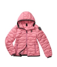 BLAUER CAMELIA Kurze, wattierte Daunenjacke mit Kapuze pink 409 - Daunenjacken f&uuml;r Damen - 3