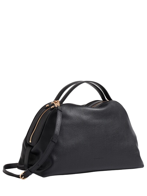 SEXY Handtasche mit Schulterriemen aus Leder Schwarz - Damentaschen