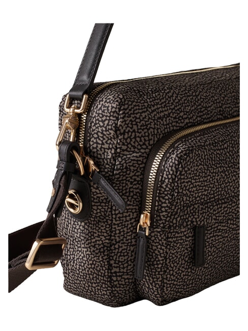 B-CLUB Schultertasche mit Schultergurt Teer - Damentaschen