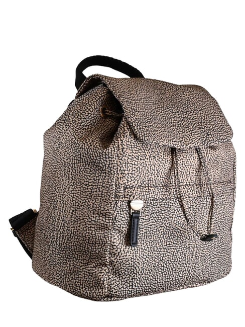 B-CLUB Rucksack mit Vordertasche OP / NATUR / SCHWARZ - Damentaschen
