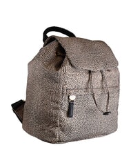 BORBONESE B-CLUB Rucksack mit Vordertasche OP / NATUR / SCHWARZ - Damentaschen - 2