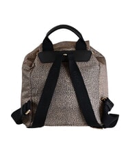 BORBONESE B-CLUB Rucksack mit Vordertasche OP / NATUR / SCHWARZ - Damentaschen - 3