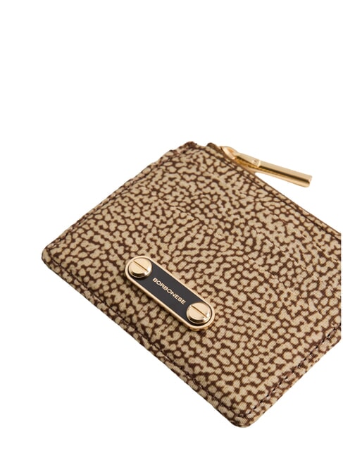 B-CLUB Kartenetui mit M&uuml;nzfach Beige - Brieftaschen Damen