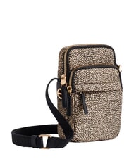 BORBONESE B-CLUB Mini-Tasche, Handyhalter op / natu - Damentaschen - 2