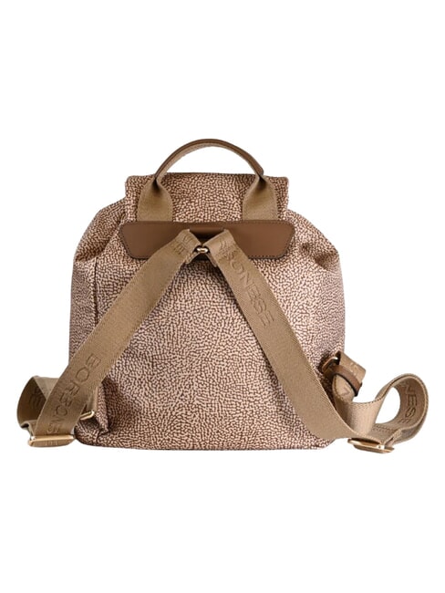 B-CLUB Rucksack mit Vordertasche beiger Meer - Damentaschen