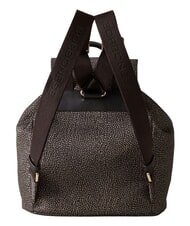 BORBONESE B-CLUB Rucksack mit Vordertasche Teer - Damentaschen - 3