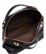 BORBONESE SEXY Handtasche mit Schulterriemen aus Leder Schwarz - Damentaschen - 4