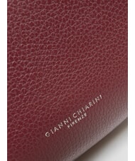 GIANNI CHIARINI HELENA ROUND Schultertasche mit Schulterriemen, aus Leder antiker Rubin - Damentaschen - 4