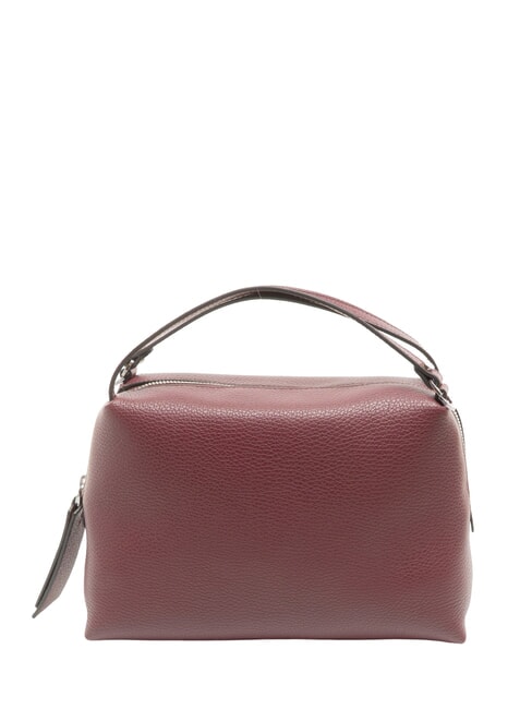 ALIFA Ledertasche mit Schultergurt antiker Rubin - Damentaschen