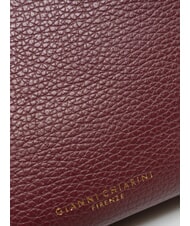 GIANNI CHIARINI VICKY Kleine Schultertasche aus Leder antiker Rubin - Damentaschen - 5