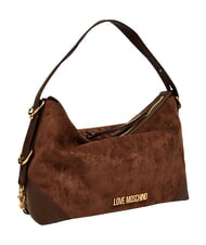 LOVE MOSCHINO SIGNATURE ZIP Schultertasche, verstellbar braun/braun - Damentaschen - 3