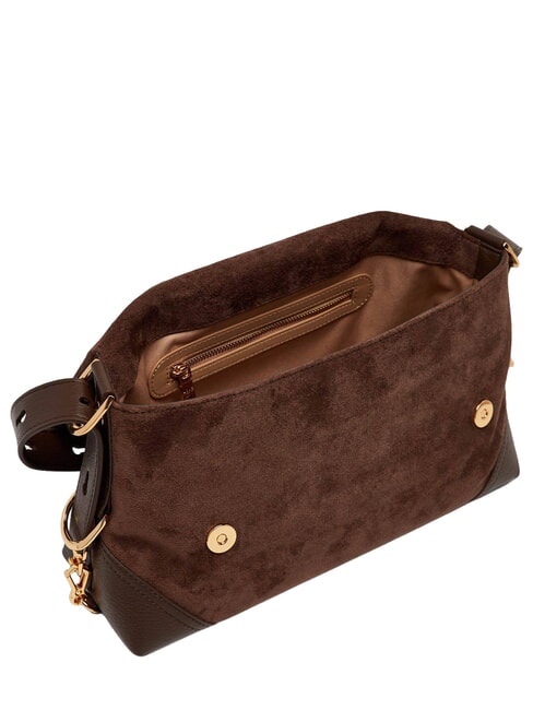 SIGNATURE ZIP Schultertasche, verstellbar braun/braun - Damentaschen