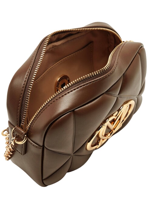 EMBOSSED QUILTED Mini-Stepptasche braun - Damentaschen