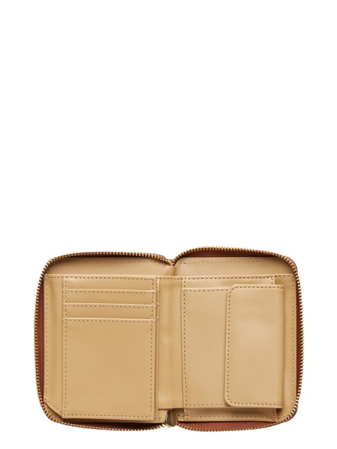 EMBOSSED QUILTED Mittelgro&szlig;e Geldb&ouml;rse mit Rei&szlig;verschluss braun - Brieftaschen Damen
