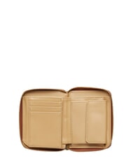 LOVE MOSCHINO EMBOSSED QUILTED Mittelgro&szlig;e Geldb&ouml;rse mit Rei&szlig;verschluss braun - Brieftaschen Damen - 3
