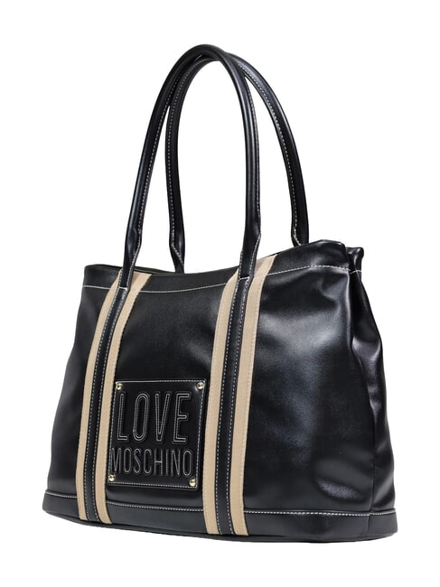 CITY CORE Schultertasche mit zwei Henkeln Schwarz - Damentaschen