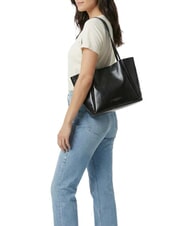 THE BRIDGE MAGDA Schultertasche, Leder Schwarzes Gold - Damentaschen - 2