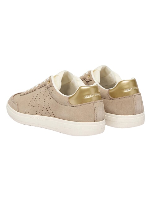 BEA Ledersneakers Sand + Hellgold - Damenschuhe