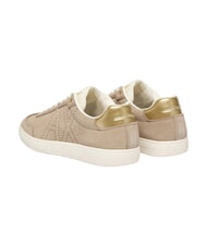 ARMANI EXCHANGE BEA Ledersneakers Sand + Hellgold - Damenschuhe - 3