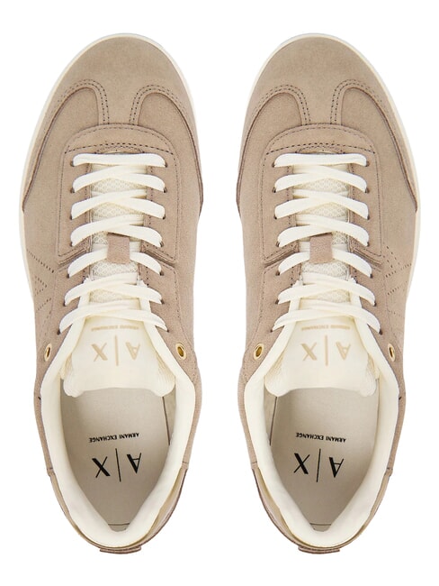 BEA Ledersneakers Sand + Hellgold - Damenschuhe
