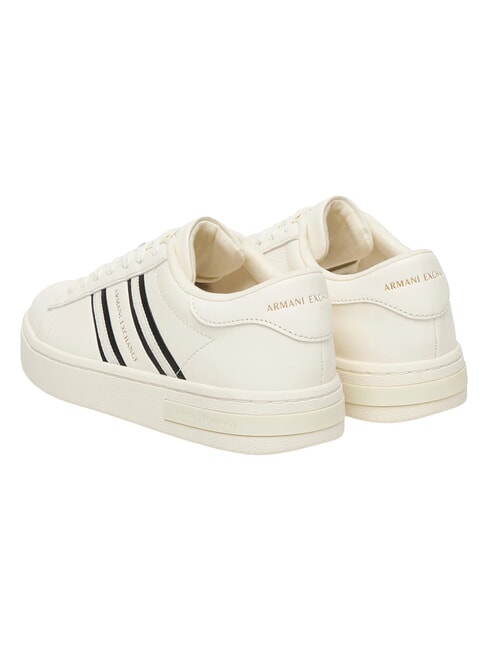 LONDON Turnschuhe Cremewei&szlig; + Schwarz - Damenschuhe