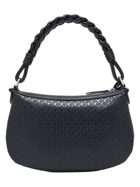 MAYA Schultertasche mit Schultergurt Schwarz - Damentaschen