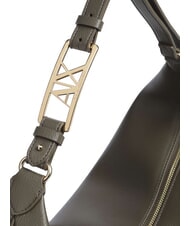 ARMANI EXCHANGE LIZ PEBBLE Gro&szlig;e Hobo-Umh&auml;ngetasche Savanne - Damentaschen - 3