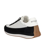 ARMANI EXCHANGE ROYALE SUEDE AIR MESH Turnschuhe schwarz/blassgold - Damenschuhe - 3