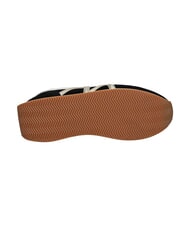 ARMANI EXCHANGE ROYALE SUEDE AIR MESH Turnschuhe schwarz/blassgold - Damenschuhe - 5