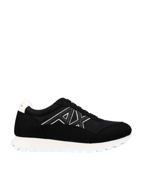 DROP MICROSUEDE Sneaker mit seitlichem Logo schwarz + cremewei&szlig; - Damenschuhe