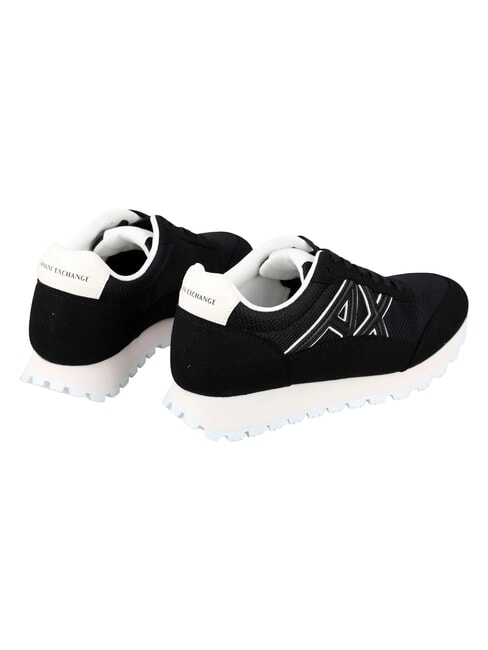 DROP MICROSUEDE Sneaker mit seitlichem Logo schwarz + cremewei&szlig; - Damenschuhe