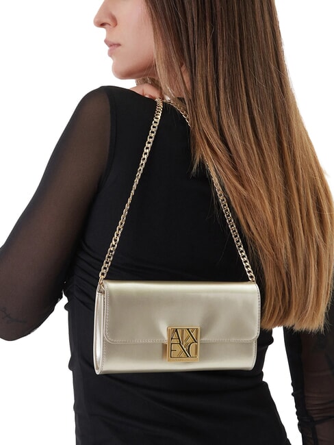 AMY Mini-Schultertasche Hellgold - Damentaschen