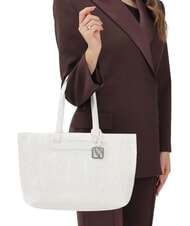 ARMANI EXCHANGE A|X ALL OVER Schulter-Eink&auml;ufer cremefarben - Damentaschen - 2