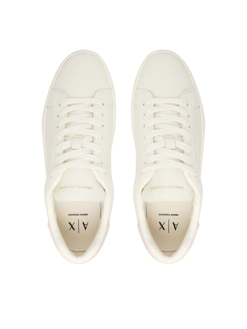 A|X Ledersneaker Cremewei&szlig; + Salzrose - Damenschuhe
