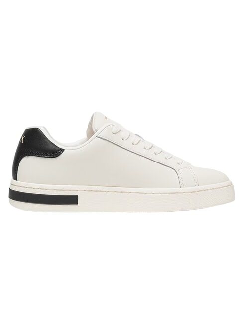 A|X Ledersneaker Cremewei&szlig; + Schwarz - Damenschuhe