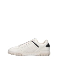 ARMANI EXCHANGE DUCK Turnschuhe Cremewei&szlig; + Schwarz - Herrenschuhe - 3