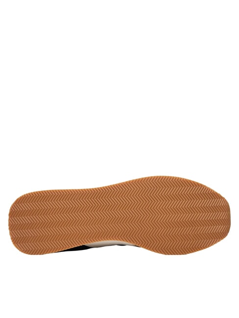 ROUND Ledersneakers Dunkelblau + Cremewei&szlig; - Herrenschuhe