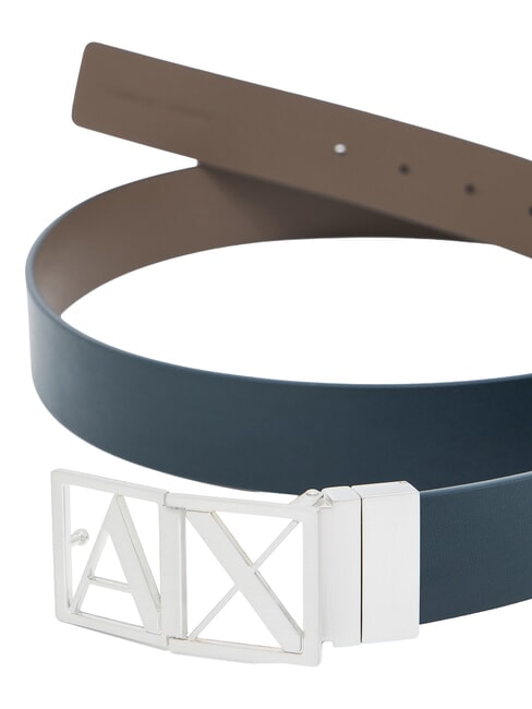 A|X Doppelseitiger G&uuml;rtel Marineblau/Dunkelbraun - G&uuml;rtel