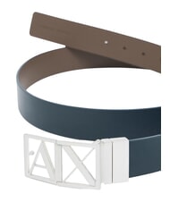 ARMANI EXCHANGE A|X Doppelseitiger G&uuml;rtel Marineblau/Dunkelbraun - G&uuml;rtel - 2