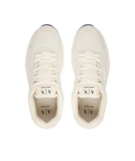 ARMANI EXCHANGE LUCK Turnschuhe Cremewei&szlig; + Cremewei&szlig; - Herrenschuhe - 4