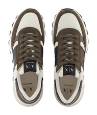 ARMANI EXCHANGE DUSSELDORF Turnschuhe Moschus + gebrochenes Wei&szlig; - Herrenschuhe - 4