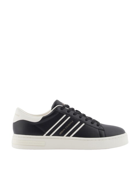 LONDON Turnschuhe schwarz + cremewei&szlig; - Herrenschuhe