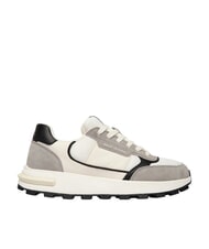 ARMANI EXCHANGE DUSSELDORF Turnschuhe Cremewei&szlig; + Grau - Herrenschuhe - 2