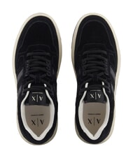 ARMANI EXCHANGE VENICE Ledersneakers Schwarz - Herrenschuhe - 4
