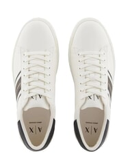 ARMANI EXCHANGE LONDON Turnschuhe Cremewei&szlig; + Moschus - Herrenschuhe - 4