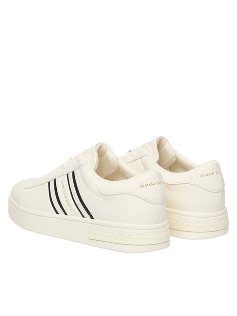 LONDON Turnschuhe Cremewei&szlig; + Schwarz - Herrenschuhe